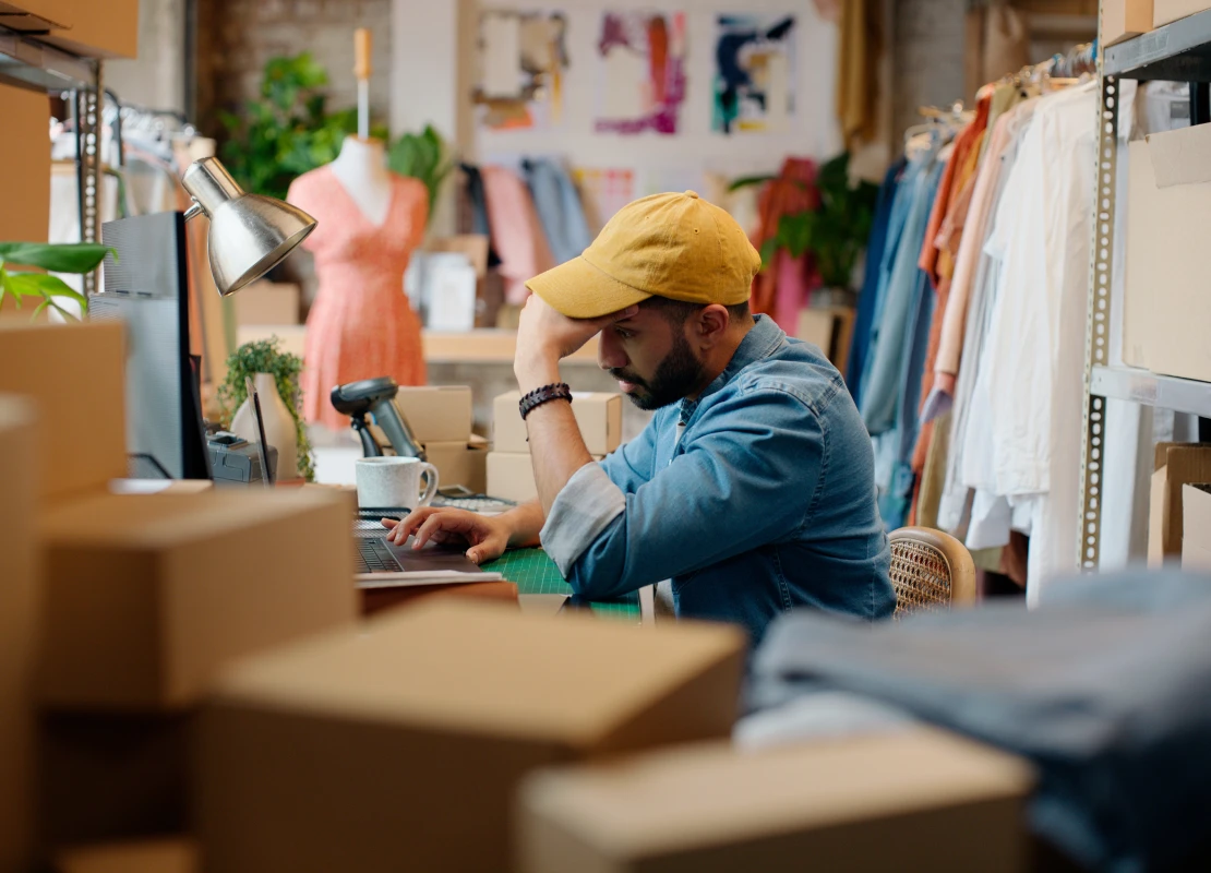 Business owner in his shop